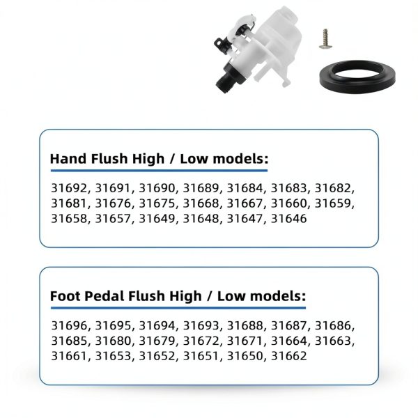 31705 Toilet Valve Kit AMI PARTS Metal Design-5