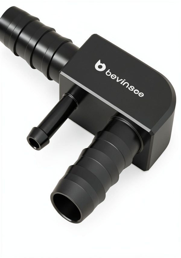 Bevinsee Aircraft Aluminum Vacuum Tee Connector-5