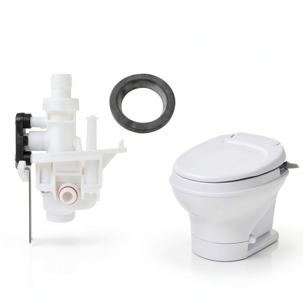 WEST ORGIN RV Toilet Water Valve Kit ABS Material-2