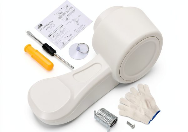 RV Toilet Foot Pedal Vrmiiho Durable PP Design-0