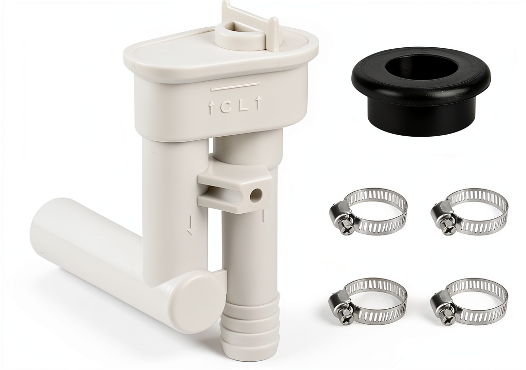 Installing Ophjerg vacuum breaker on a Dometic RV toilet