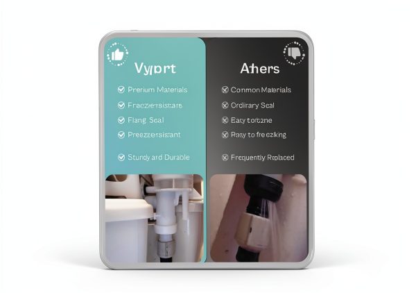 Vypart RV Toilet Valve Kit Frost‑Resistant-8