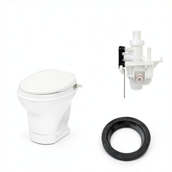 WEST ORGIN RV Toilet Water Valve Kit ABS Material-4