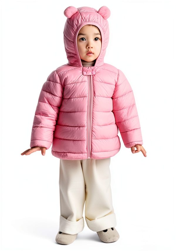 Toddler Winter Coat by HC-WT-037 Nylon Bear Ears-5