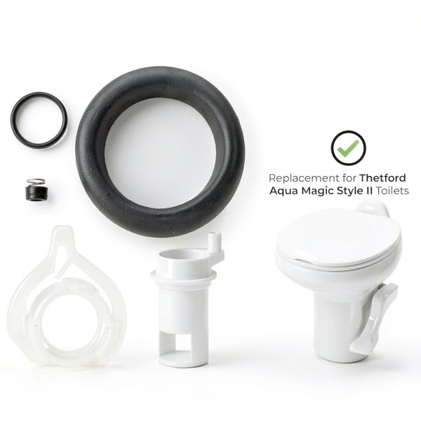 RV Toilet Valve Kit Halotronics ABS Replacement-1