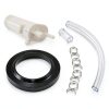 DearChan RV Toilets Water Valve Kit 3 inches Steel Rubber-8