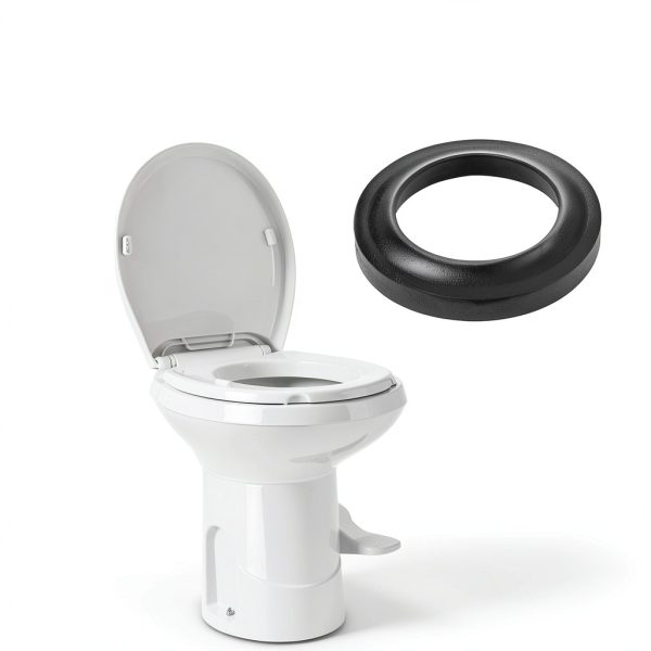 AOMUCH RV Toilet Flange Seal Rubber 33239-2