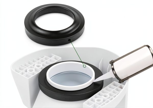 AOMUCH RV Toilet Flange Seal Rubber 33239-3