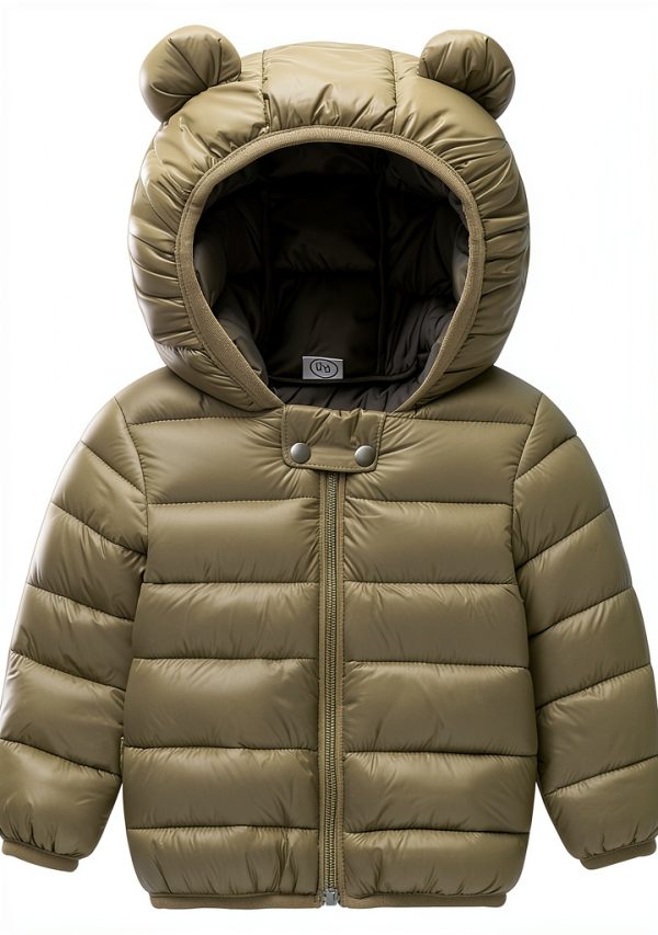 Toddler Winter Coat by HC-WT-037 Nylon Bear Ears-0