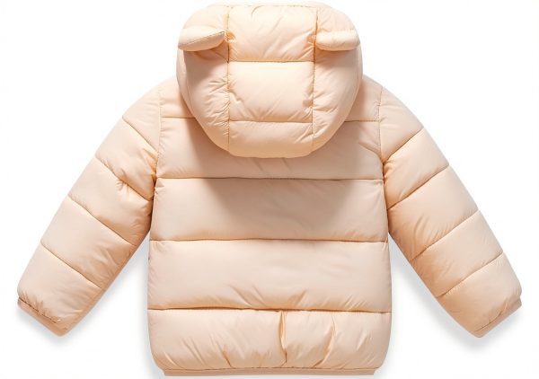 CozyKids Premium Toddler Down Jacket Ivory White 2-3T-1