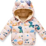 CozyKids Toddler Down Jacket - Ivory White 2-3T Nylon Shell-0