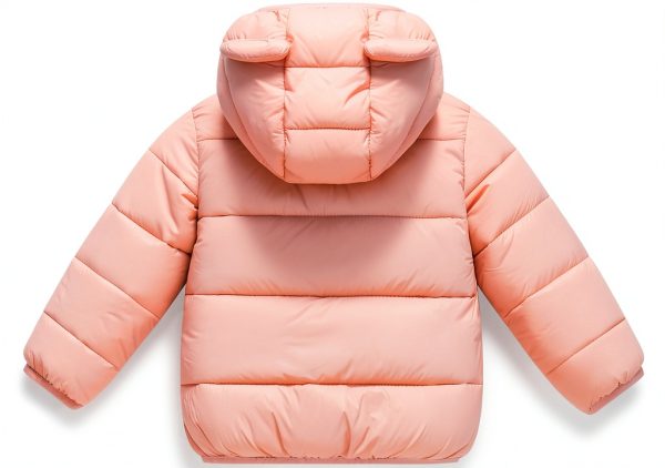 KidCo Toddler Down Jacket Boys 2-3T Ivory White Hooded Winter Coat-1