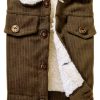 Noubeau Baby Boys Corduroy Sherpa Jacket Model LZY0154 2-3T Bronze-5