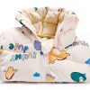 CozyKids Toddler Down Jacket - Ivory White 2-3T Nylon Shell-3