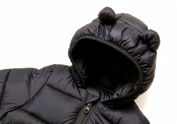 KidComfort Toddler Down Jacket Boys 2-3T Ivory White Warm Padded Coat-3