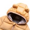 Toddler Down Jacket KidCo - Ivory White 2-3T Puffer Coat-2