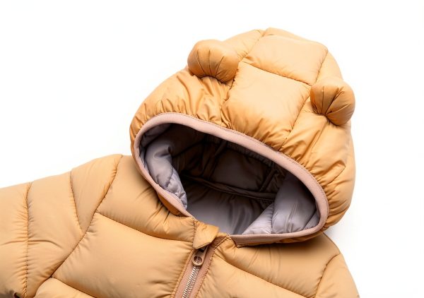 Toddler Down Jacket KidCo - Ivory White 2-3T Puffer Coat-2