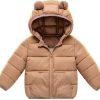 Toddler Down Jacket KidCo - Ivory White 2-3T Puffer Coat-0