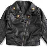 UNIQUEONE Baby Faux Leather Jacket Black 6-12M to 3T Slim Fit-0