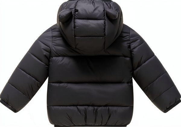 KidComfort Toddler Down Jacket Boys 2-3T Ivory White Warm Padded Coat-1