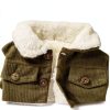 Noubeau Baby Boys Corduroy Sherpa Jacket Model LZY0154 2-3T Bronze-3