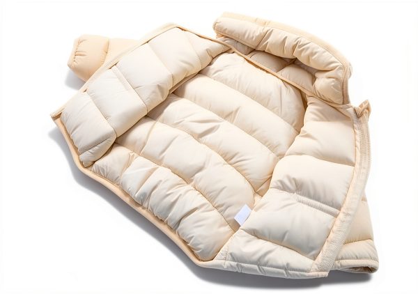 CozyKids Premium Toddler Down Jacket Ivory White 2-3T-6