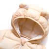CozyKids Premium Toddler Down Jacket Ivory White 2-3T-2