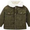 Noubeau Baby Boy Corduroy Sherpa Jacket Warm Outerwear 9 to 24 Months-0