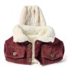Noubeau Baby Boys Corduroy Sherpa Jacket LZY0154 Solid Color 2-3T-3