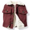 Corduroy Sherpa Jacket for Baby Boys by Noubeau Warm Vintage Style-4