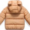 Toddler Down Jacket KidCo - Ivory White 2-3T Puffer Coat-1