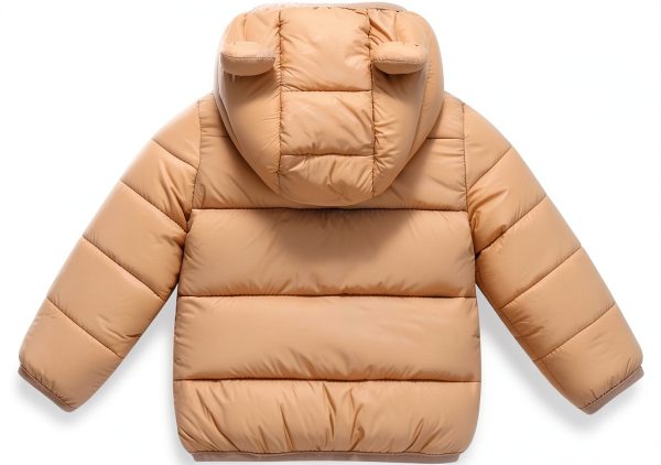 Toddler Down Jacket KidCo - Ivory White 2-3T Puffer Coat-1