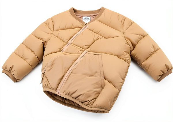 Toddler Down Jacket KidCo - Ivory White 2-3T Puffer Coat-4
