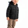 KidComfort Toddler Down Jacket Boys 2-3T Ivory White Warm Padded Coat-2