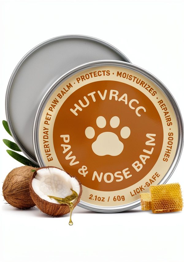 Lick Safe Dog Paw Balm with Coconut Oil and Shea Butter 2.1 oz-0